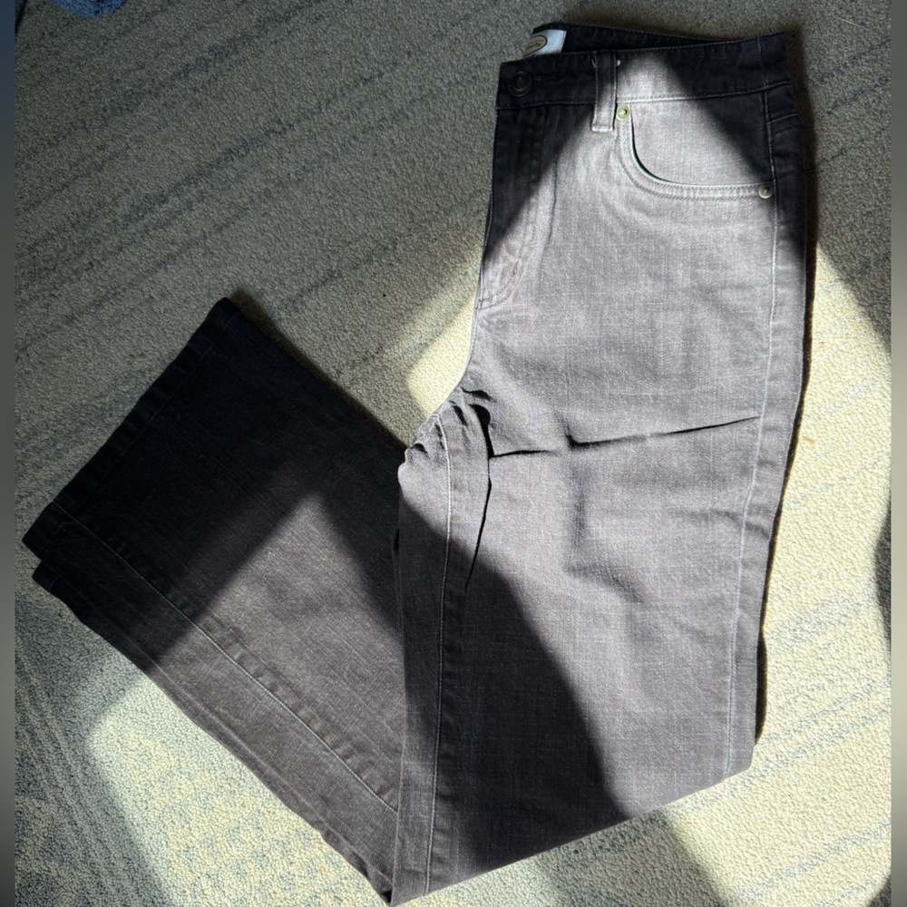 Talbots Women's 4 Petite Washed Black Straight-Leg Jeans